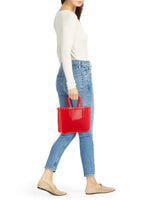 Jill & Ally Studded Jelly Tote - Red - HIGHSTREET.CO.ZA