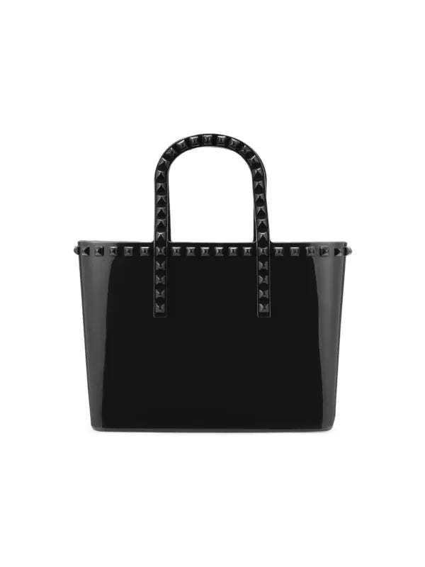 Jill & Ally Studded Jelly Tote - Black - HIGHSTREET.CO.ZA