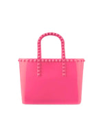 Jill & Ally Studded Jelly Tote - Pink - HIGHSTREET.CO.ZA