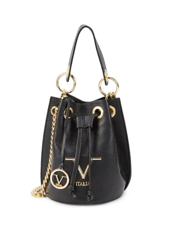 Versace "V Italia" Leather Mini Bucket Bag