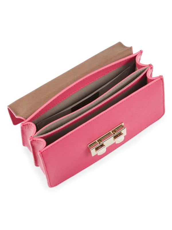 Furla Leather Satchel Bag - Pink - HIGHSTREET.CO.ZA