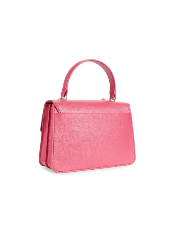 Furla Leather Satchel Bag - Pink - HIGHSTREET.CO.ZA