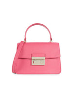 Furla Leather Satchel Bag - Pink - HIGHSTREET.CO.ZA