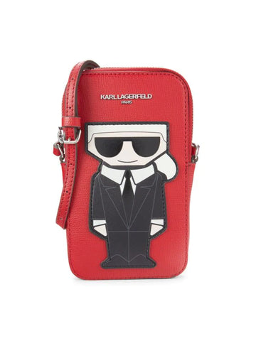 Karl Lagerfeld Maybelle Logo Phone Case - Red