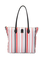 Furla Toni Stripe Textile Tote - HIGHSTREET.CO.ZA