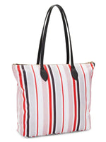 Furla Toni Stripe Textile Tote - HIGHSTREET.CO.ZA