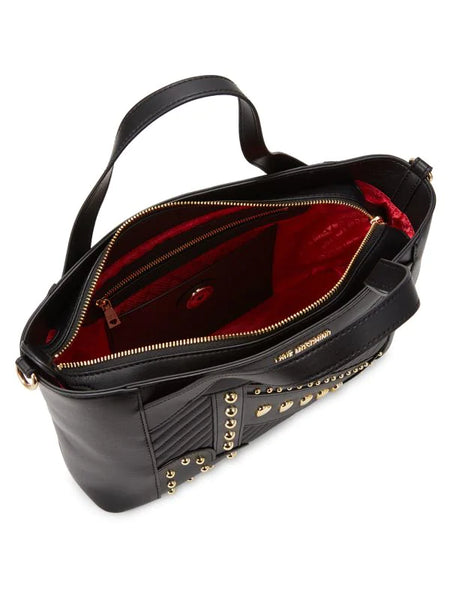 Love Moschino Studded Shoulder Bag