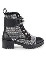Karl Lagerfeld Pepper Embellished Boots - Black - HIGHSTREET.CO.ZA