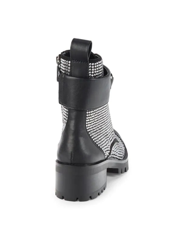 Karl Lagerfeld Pepper Embellished Boots - Black - HIGHSTREET.CO.ZA