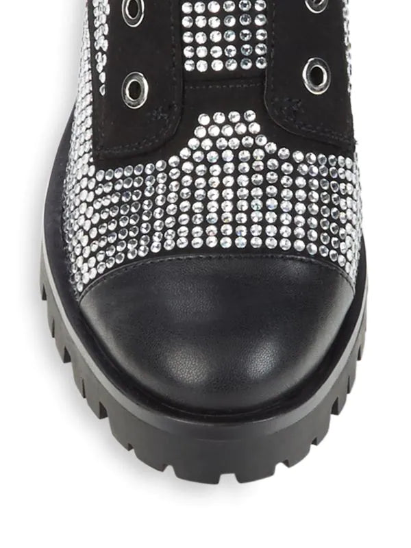 Karl Lagerfeld Pepper Embellished Boots - Black - HIGHSTREET.CO.ZA
