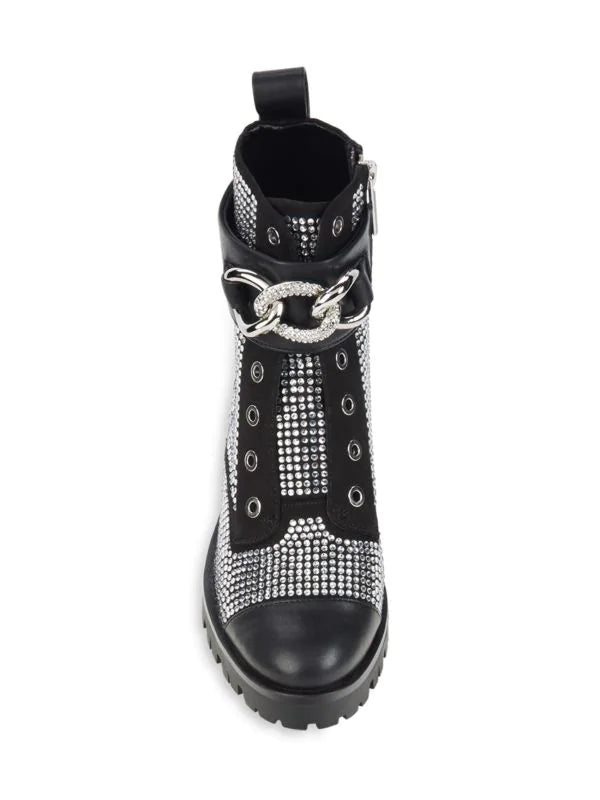 Karl Lagerfeld Pepper Embellished Boots - Black - HIGHSTREET.CO.ZA