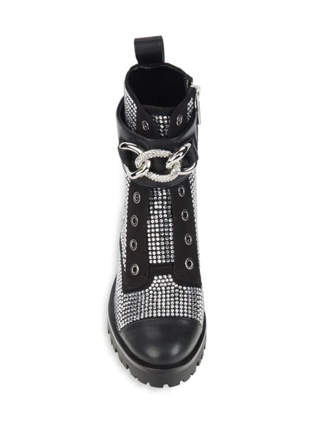 Karl Lagerfeld Pepper Embellished Boots - Black