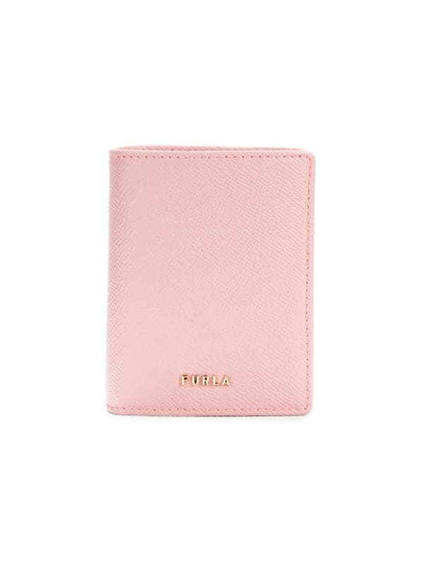 Furla Leather Compact Wallet - Pink - HIGHSTREET.CO.ZA