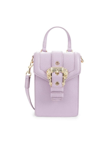 Versace Jeans Couture Logo Phone Crossbody Bag - Lavender