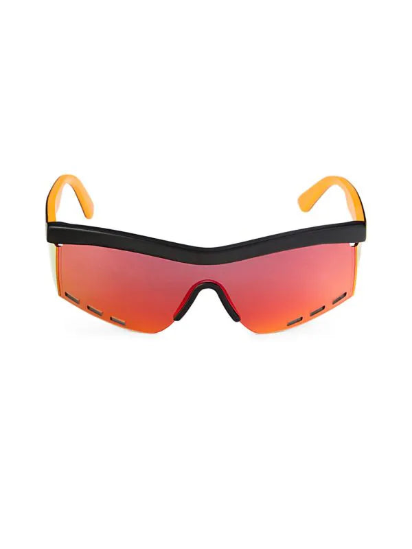 ALEXANDER MCQUEEN MCQ 99MM WRAP SUNGLASSES