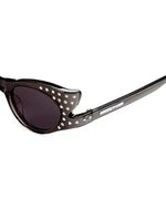 ALEXANDER MCQUEEN MCQ 49MM EMBELLISHED BUTTERFLY SUNGLASSES - HIGHSTREET.CO.ZA