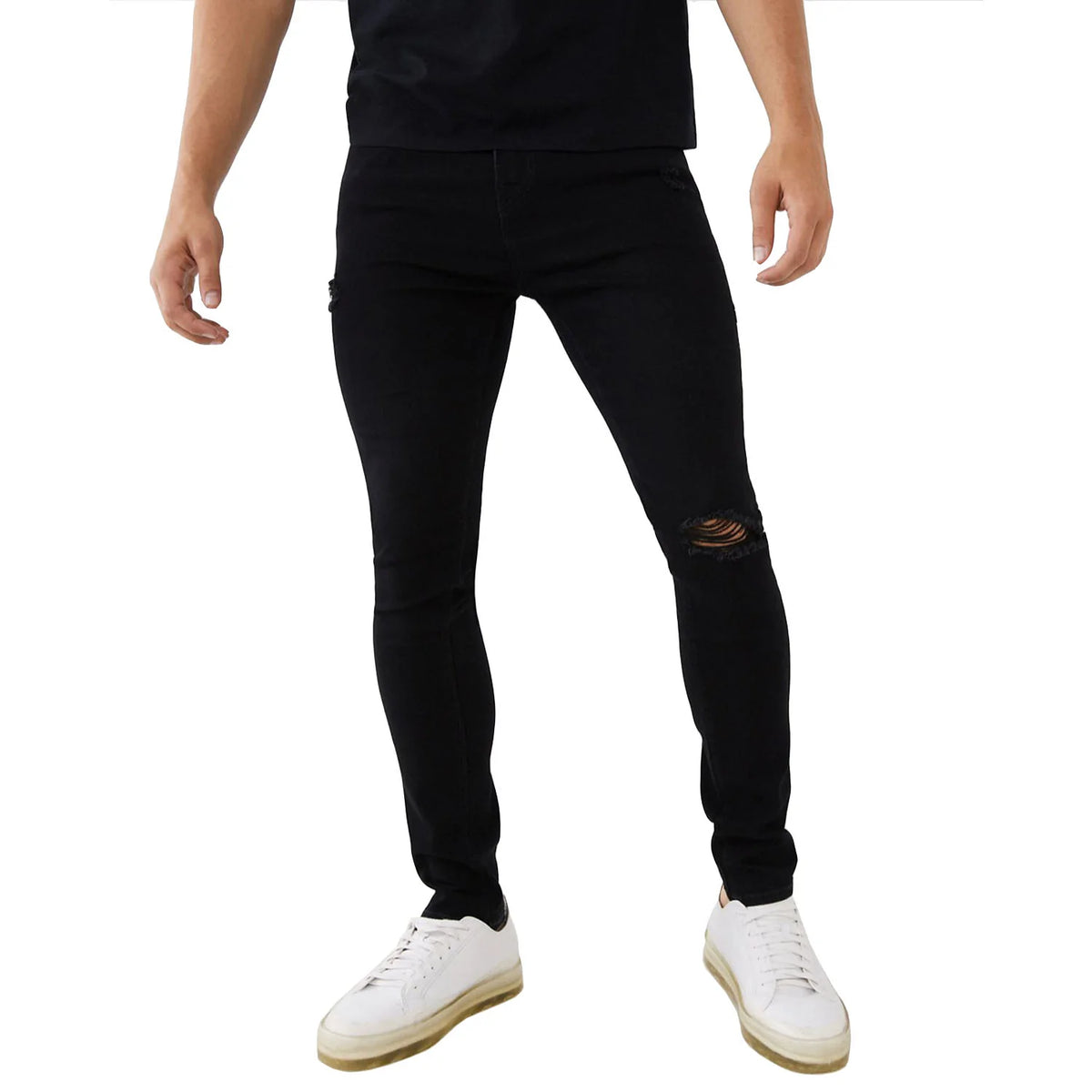 True Religion Jack No Flap Black Rinse Jeans - Black - HIGHSTREET.CO.ZA