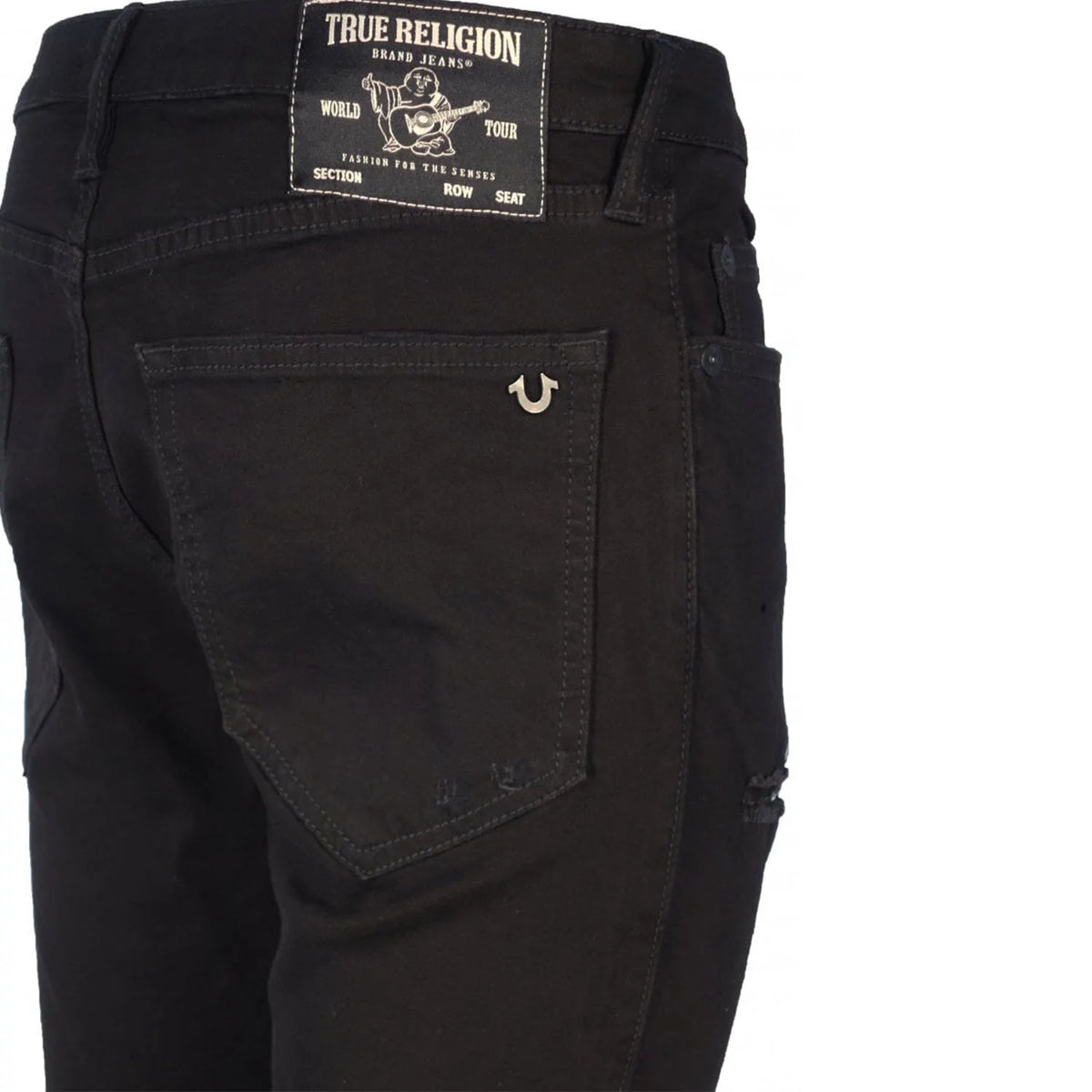 True Religion Jack No Flap Black Rinse Jeans - Black - HIGHSTREET.CO.ZA