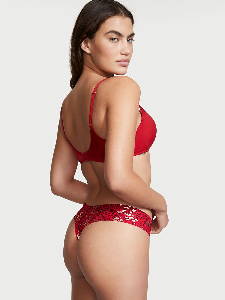 Victoria's Secret No-show Shimmer Thong Panty - Lipstick Animal - HIGHSTREET.CO.ZA