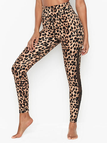 Victoria's Secret Incredible Essential Lace-Up Legging Classic Leopard