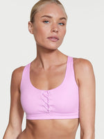 Victoria's Secret Strappy Back Lace Up Sport Bra - Violet Muse - HIGHSTREET.CO.ZA