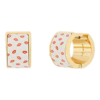 Kate Spade New York Heritage Spade Flower Huggies - Cream Kisses