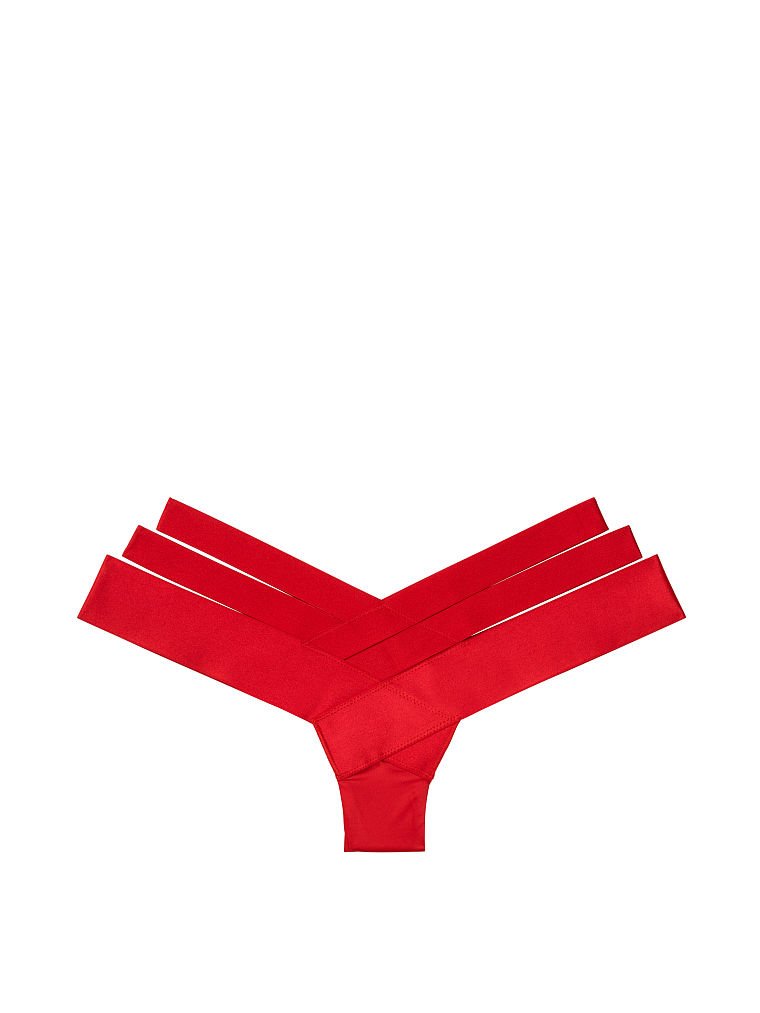 Victoria's Secret Banded Strappy Cheeky Panty - Lipstick