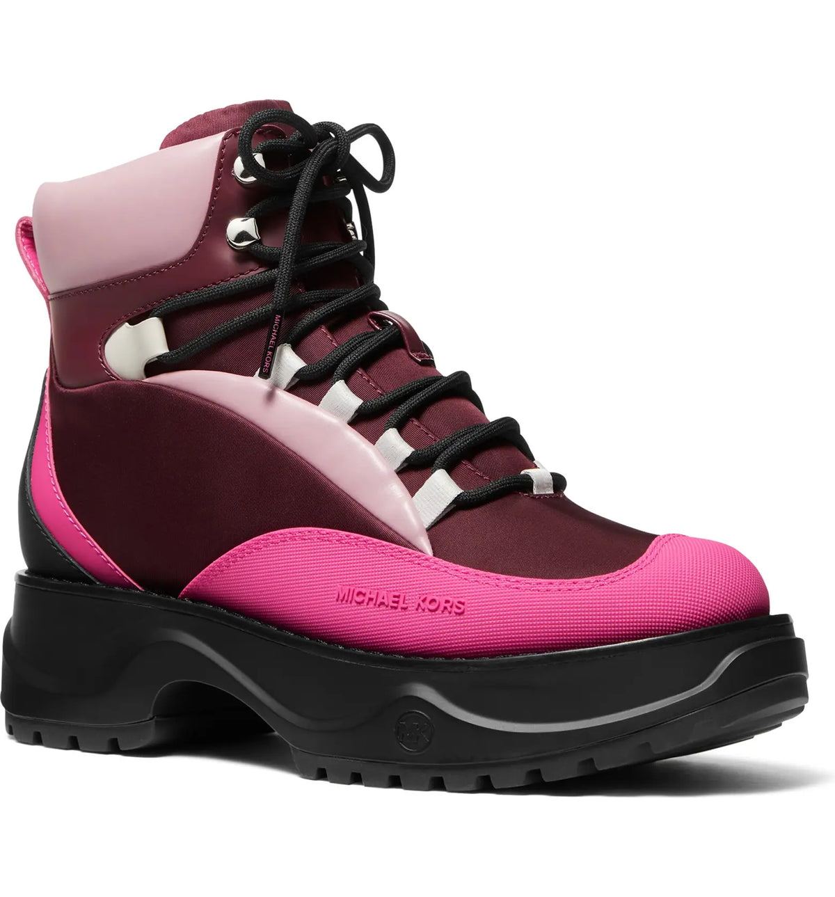 Michael Kors Dupree Hiker Booties Merlot Multi - HIGHSTREET.CO.ZA