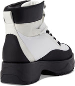 Michael Kors Dupree Hiker Booties White and Black - HIGHSTREET.CO.ZA