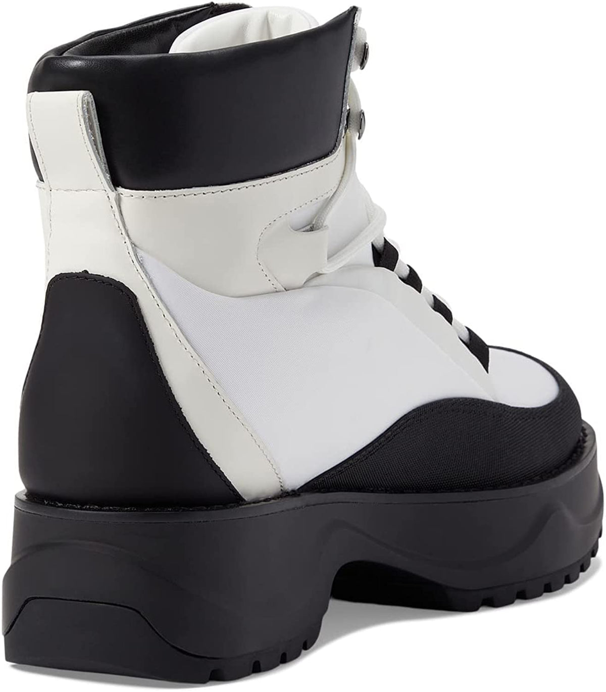 Michael Kors Dupree Hiker Booties White and Black - HIGHSTREET.CO.ZA