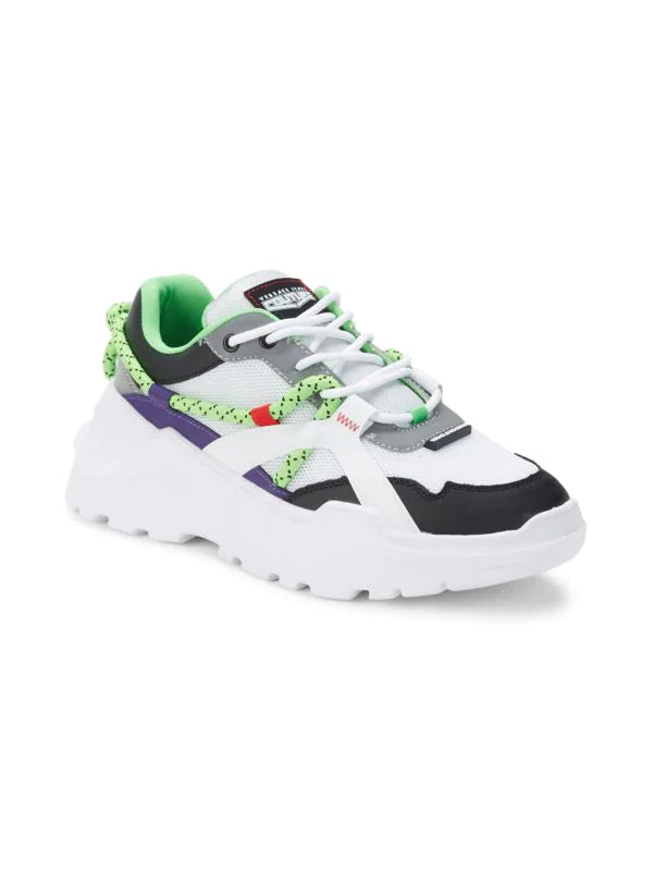 VERSACE JEANS COUTURE Colorblock Heeled Chunky Sneakers - HIGHSTREET.CO.ZA