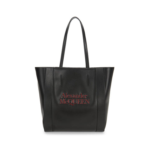 Alexander McQueen Logo Leather Tote