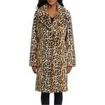 Badgley Mischka Leopard-Print Faux Fur Coat - HIGHSTREET.CO.ZA