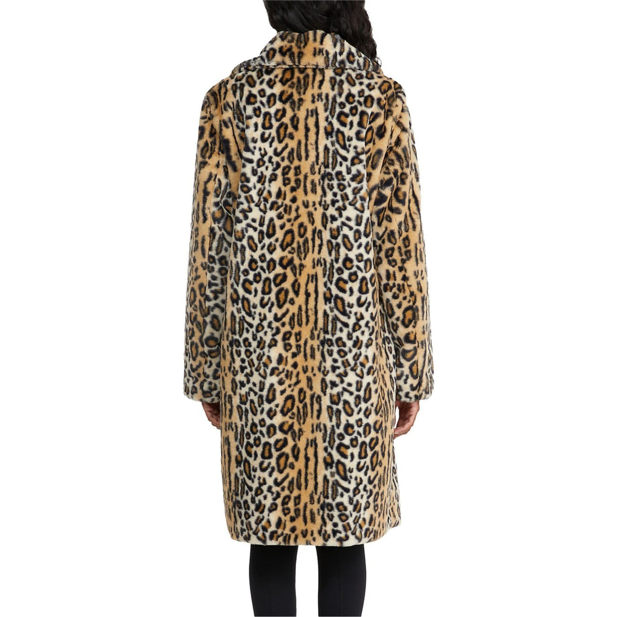 Badgley Mischka Leopard-Print Faux Fur Coat - HIGHSTREET.CO.ZA
