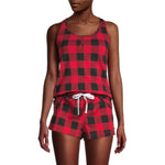 Calvin Klein 2-Piece Logo-Print Jersey Pajama Set - Plaid - HIGHSTREET.CO.ZA