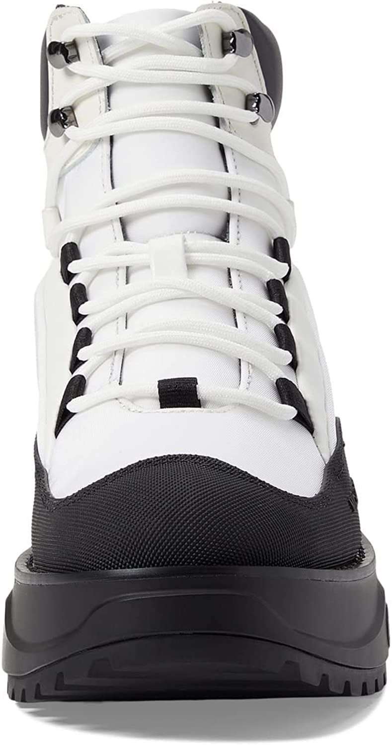 Michael Kors Dupree Hiker Booties White and Black - HIGHSTREET.CO.ZA