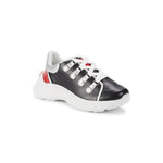 Love Moschino Colorblock Heart Embellishment Leather Sneakers - HIGHSTREET.CO.ZA