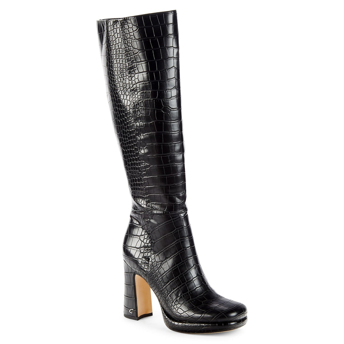 Circus by Sam Edelman  Freda Croc-Embossed Tall Boots - HIGHSTREET.CO.ZA