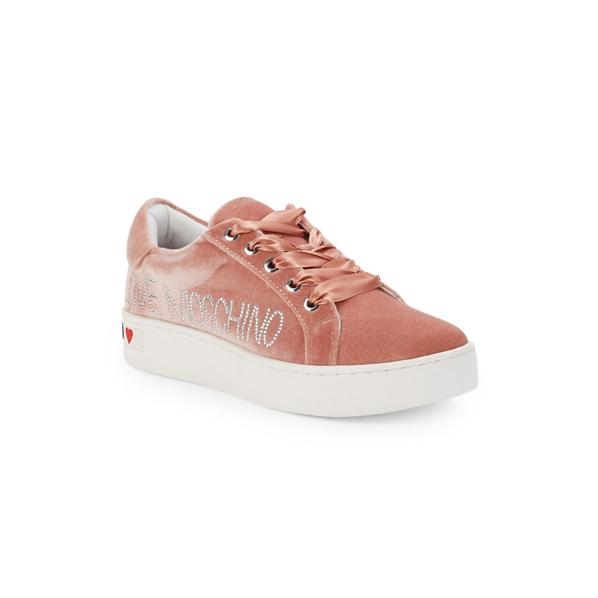 Love Moschino Rhinestone & Velvet Sneakers - HIGHSTREET.CO.ZA