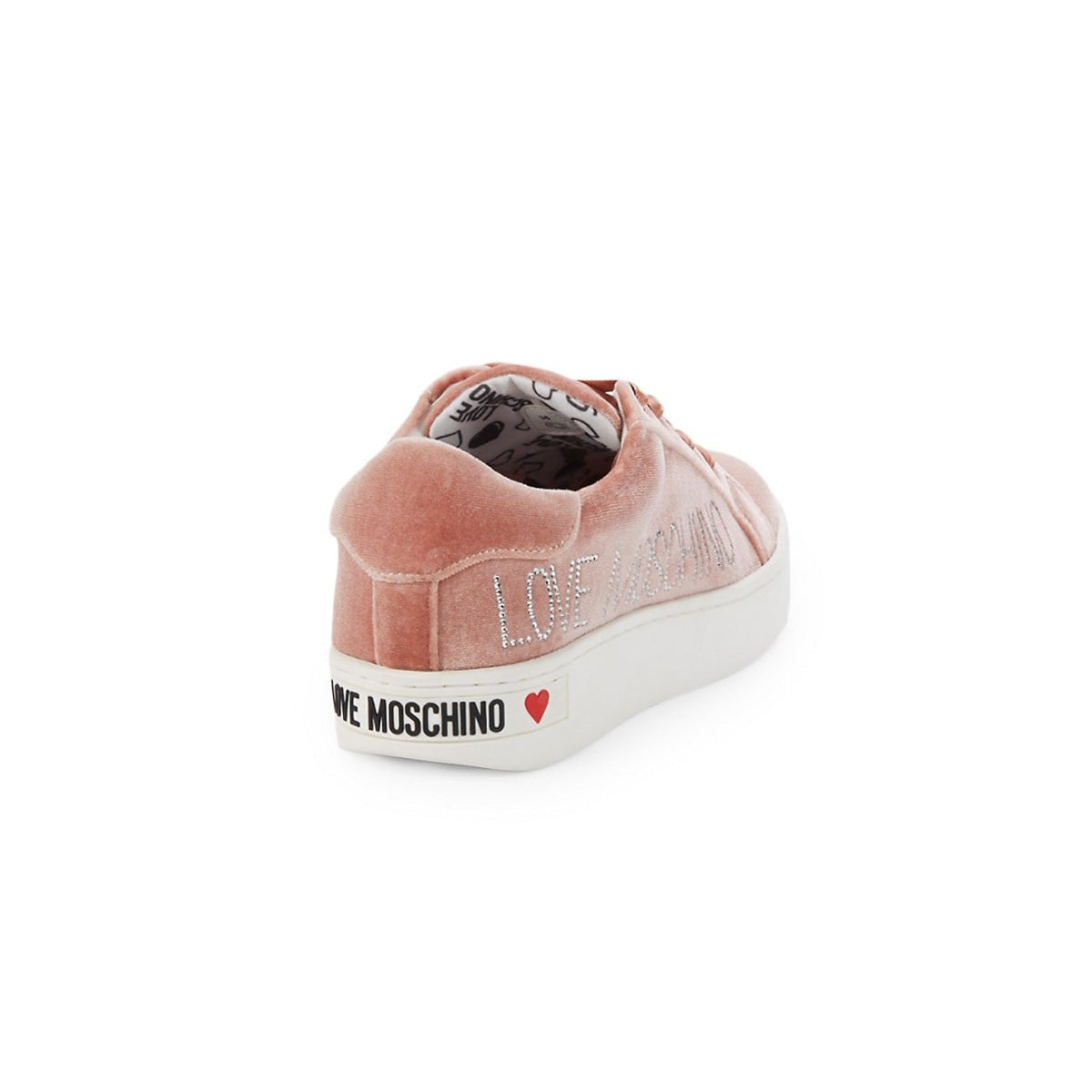 Love Moschino Rhinestone & Velvet Sneakers - HIGHSTREET.CO.ZA