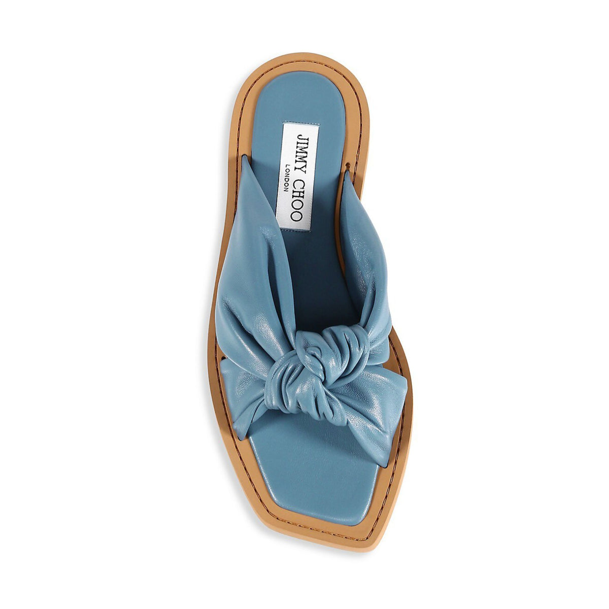 Jimmy Choo Tropica Leather Slides - Butterfly - HIGHSTREET.CO.ZA