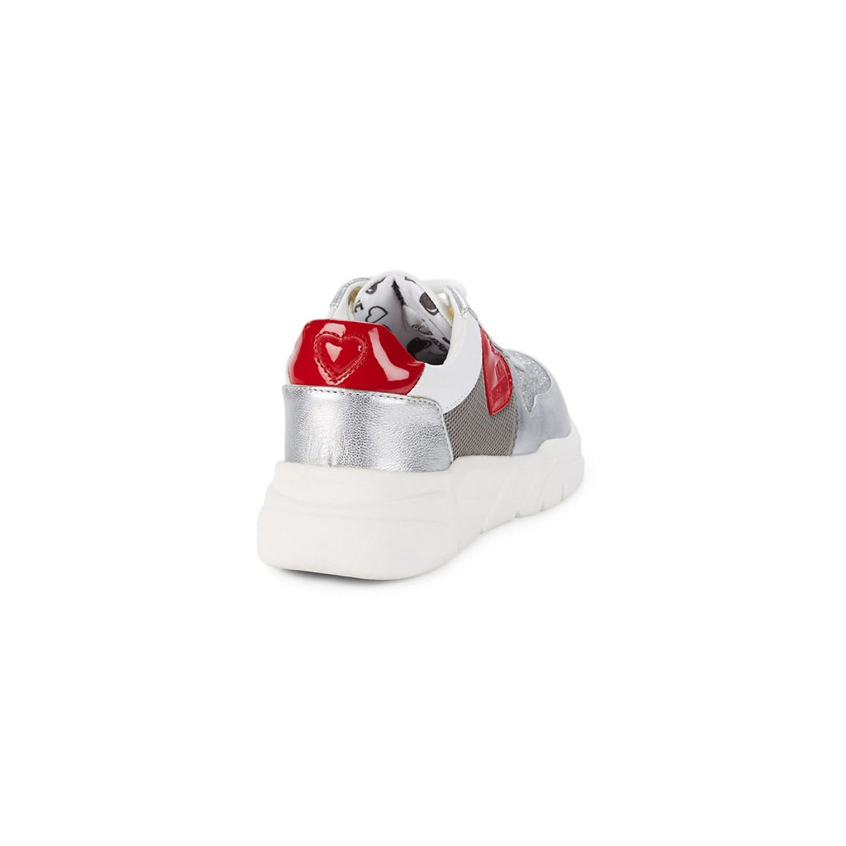 Love Moschino Mixed Media Lace-Up Sneakers - HIGHSTREET.CO.ZA