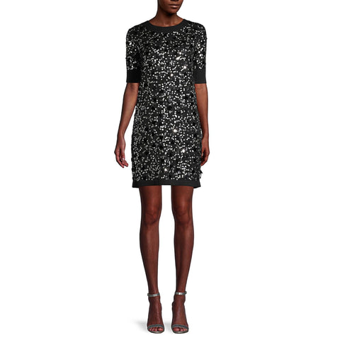 Love Moschino Sequin Sweater Dress