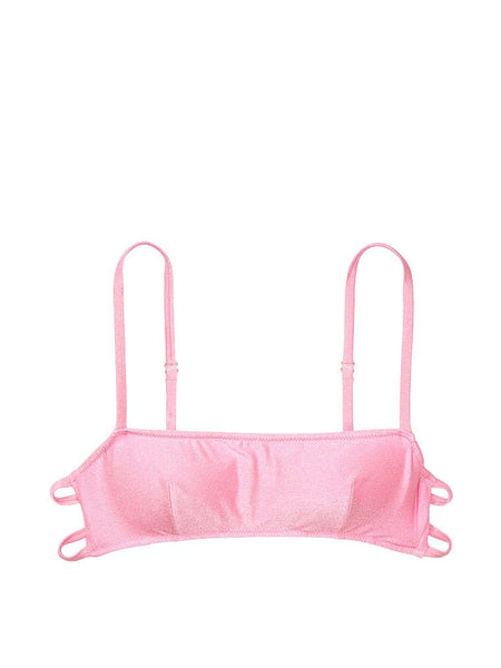 Victoria's Secret Menorca Shimmer Bandeau Swim Top - Pink