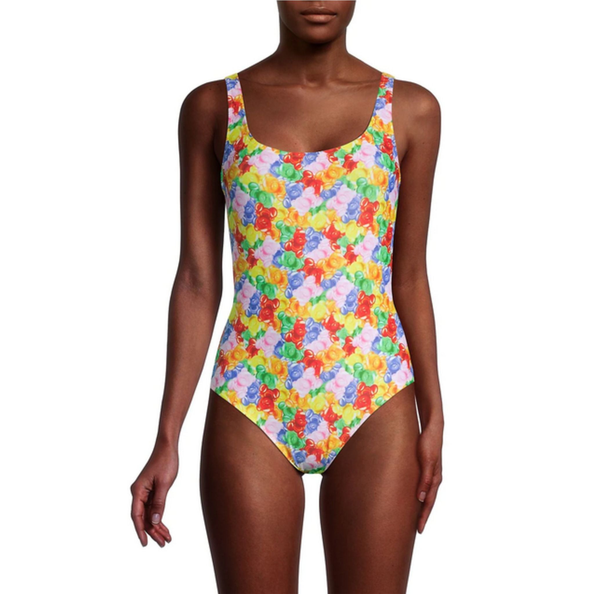 Moschino Jelly Bears-Print One-Piece Swimsuit Multi - HIGHSTREET.CO.ZA