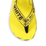 Off-White Industrial Belt Flip Flops - Yellow/Black - HIGHSTREET.CO.ZA