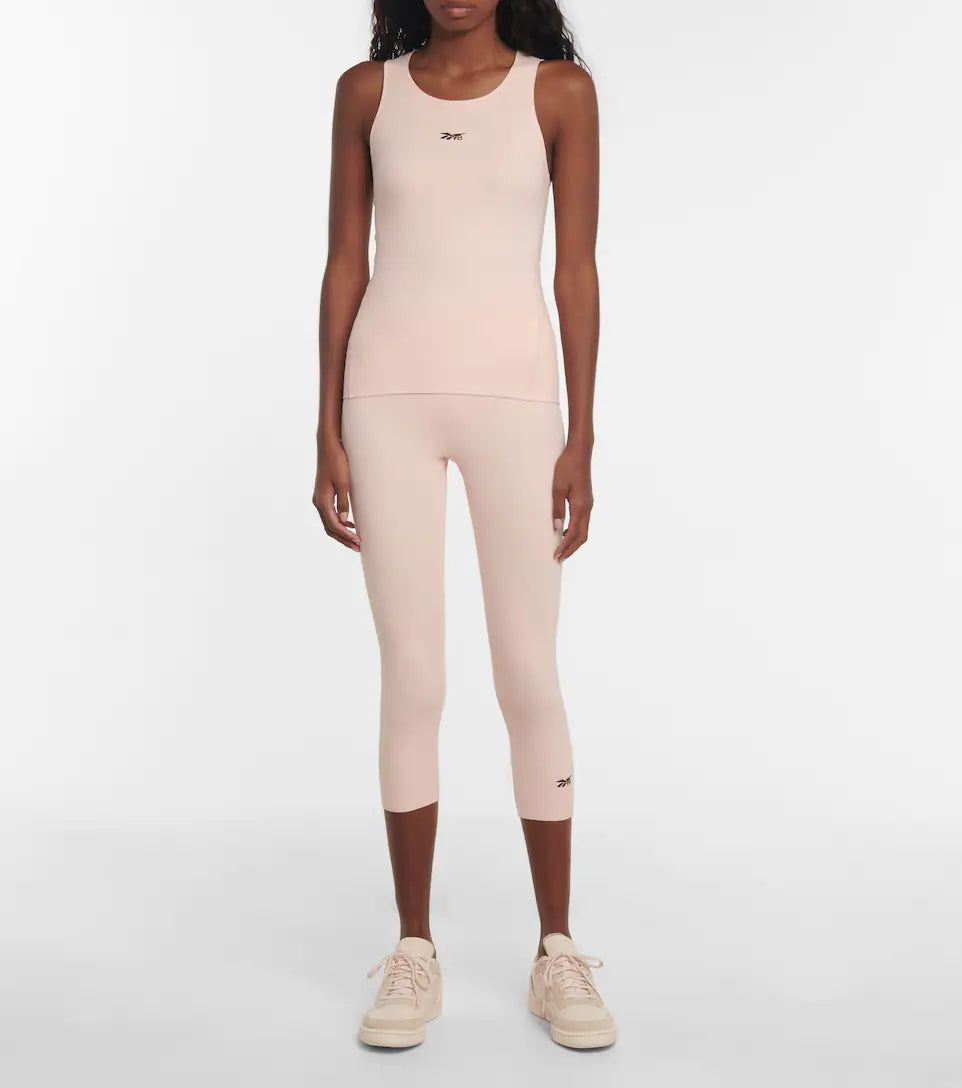Reebok x Victoria Beckham High Rise Leggings - Coralglow - HIGHSTREET.CO.ZA