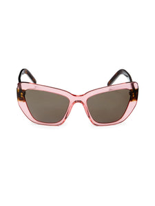 Prada 55MM Geometric Cat Eye Sunglasses