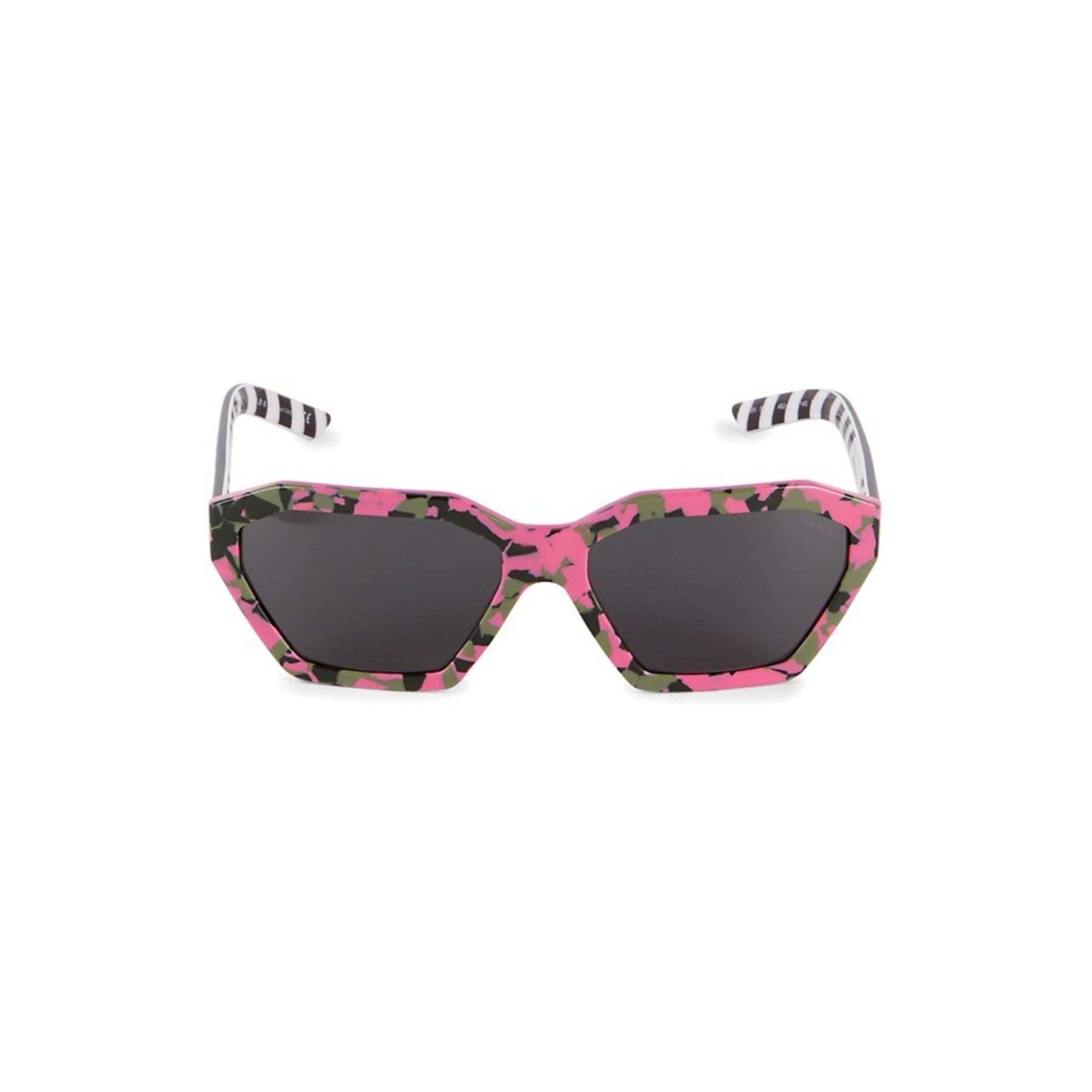 Prada Square Sunglasses Camouflage Pink – - Main Image
