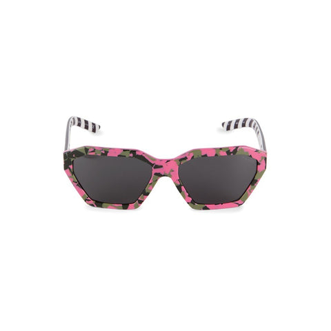 Prada Square Sunglasses Camouflage Pink - HIGHSTREET.CO.ZA